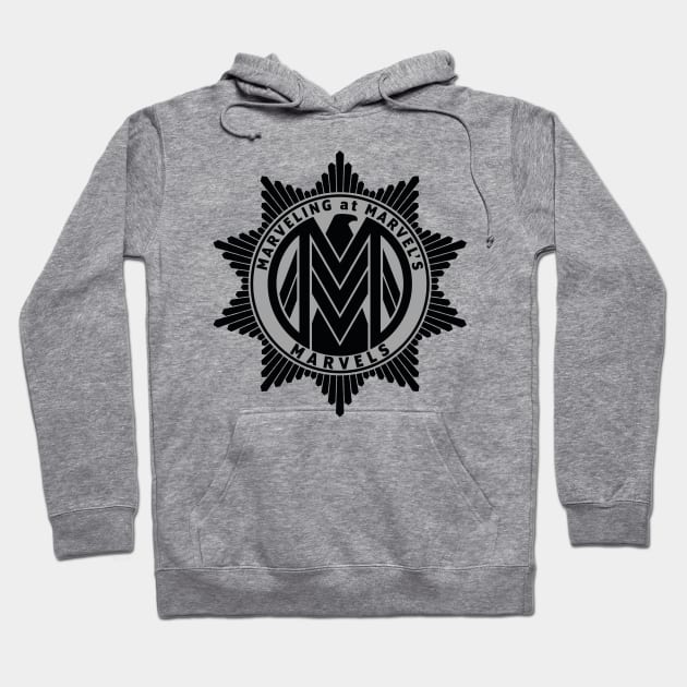 Marveling Logo: Super Spies Hoodie by Marveling At Marvel's Marvels